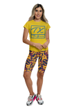 ThatXpression Fashion Athletic Fitness Yoga Cleveland Themed Camo Shorts
