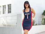 ThatXpression Fashion Patriots Swag Themed Racerback Dress