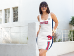 ThatXpression Home Team Buffalo Jersey Themed Dress