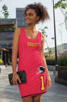ThatXpression Fashion Fitness Designer Kansas City Themed Superfan Fitted Dress