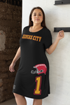 ThatXpression Home Team Kansas City Jersey Themed T-shirt dress