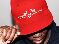 Unisex Flat Bill Snapback Cap Red Blue Grey Black With White Stitching By ThatXpression