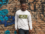 Unisex Army Green Camouflage Train Hard Logo White Black by ThatXpression