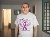 Support Alzheimer Awareness Sister Edition Unisex Black/White T-Shirt