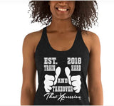 Two Fists Two Thumbs One Love Takeover Black Tank Top(22)