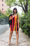 ThatXpression's Multi Colored Red & Black Kansas City Missouri Fitted Dress