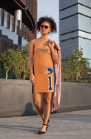 ThatXpression Home Team Chicago Jersey Themed Dress
