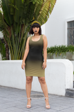 ThatXpression's Black & Gold Urban Fashion Fitted Dress