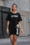 ThatXpression Home Team Las Vegas Jersey Themed T-shirt dress