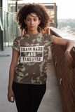 ThatXpression Fashion Train Hard & Takeover Camo Fists Unisex T-shirt CT73N