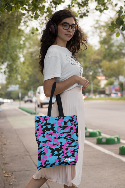 ThatXpression Fashion Camo Miami Themed Vice Tote bag